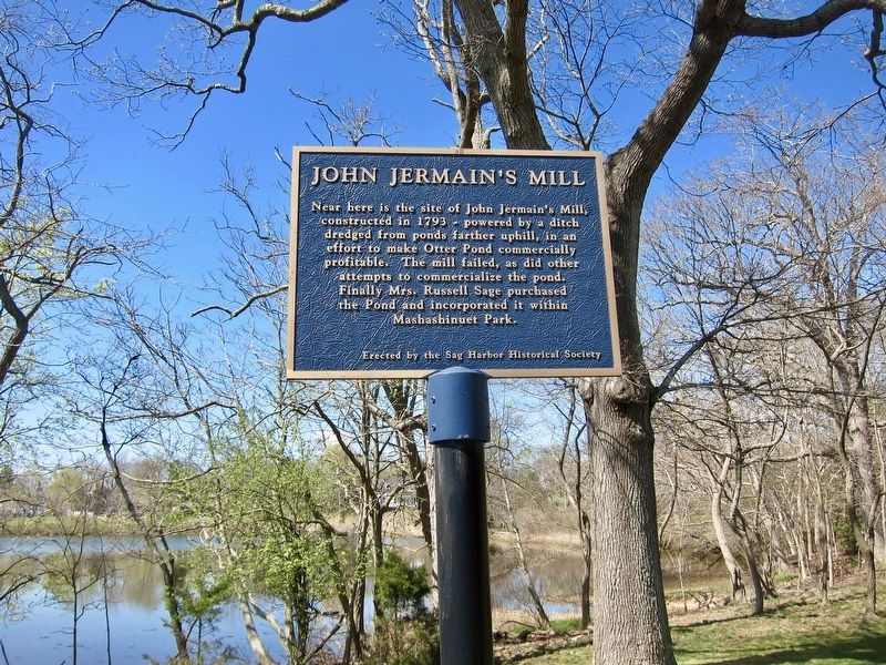 John Jermain's Mill Marker image. Click for full size.