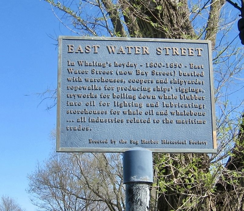 East Water Street Marker image. Click for full size.