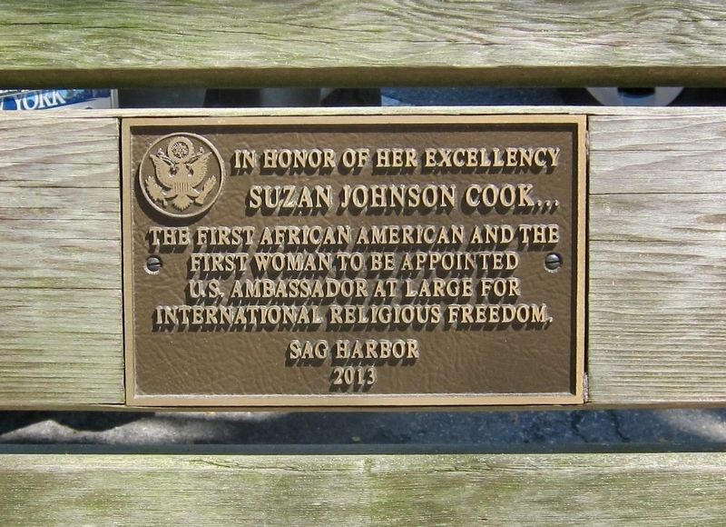 Suzan Johnson Cook Marker image. Click for full size.
