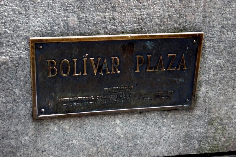Boliva Plaza marker image. Click for full size.