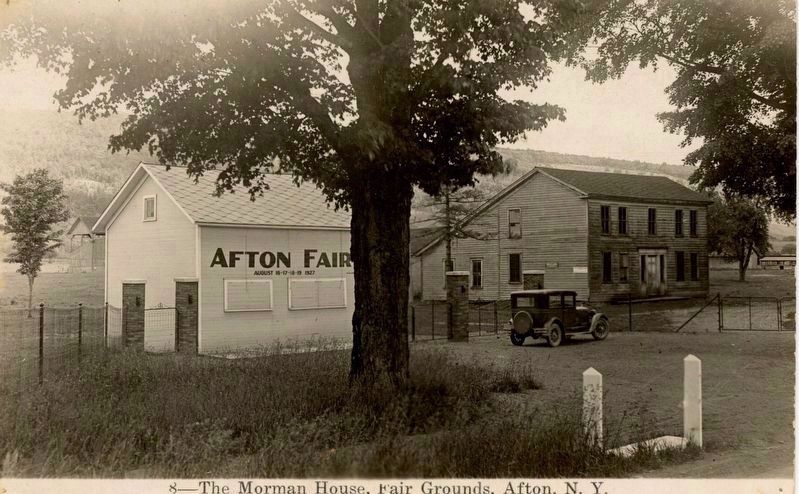 <i>The Mormon House, Fair Grounds, Afton, N.Y.</i> image. Click for full size.