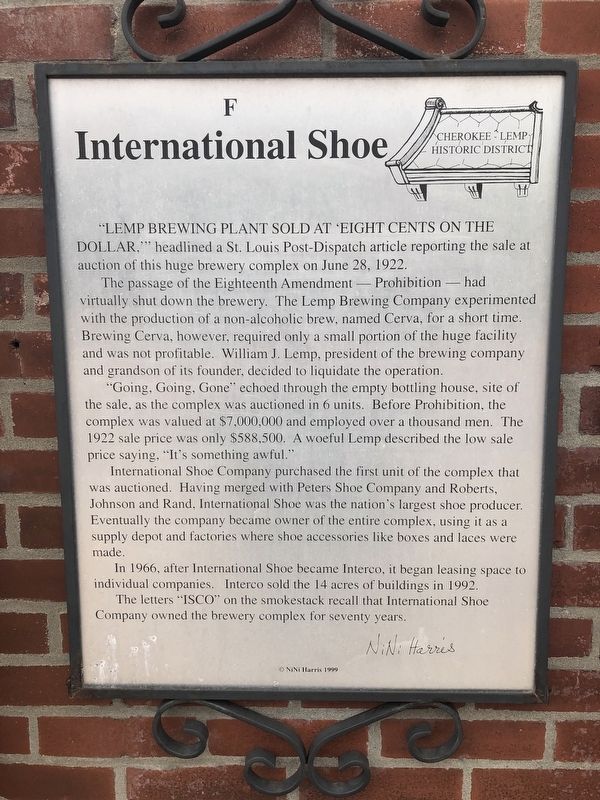 International Shoe Marker. Click for full size. International Shoe Marker image. Click for full size.