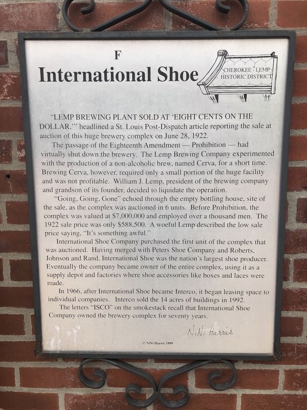 International Shoe Marker image. Click for full size.