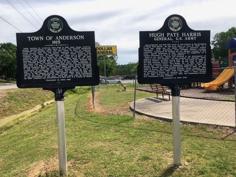 Town of Anderson Marker image. Click for full size.