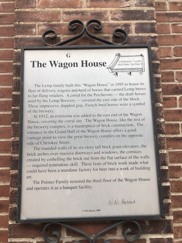The Wagon House Marker image. Click for full size.
