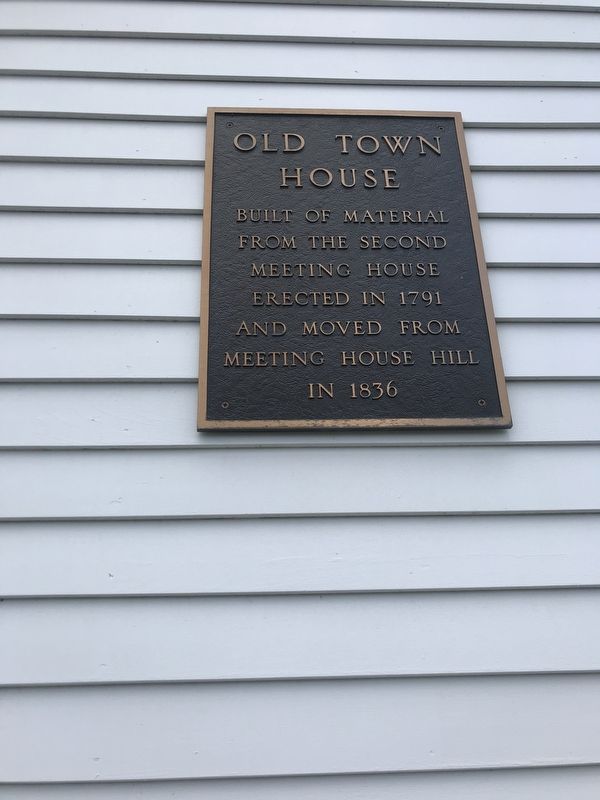 Old Town House Marker image. Click for full size.