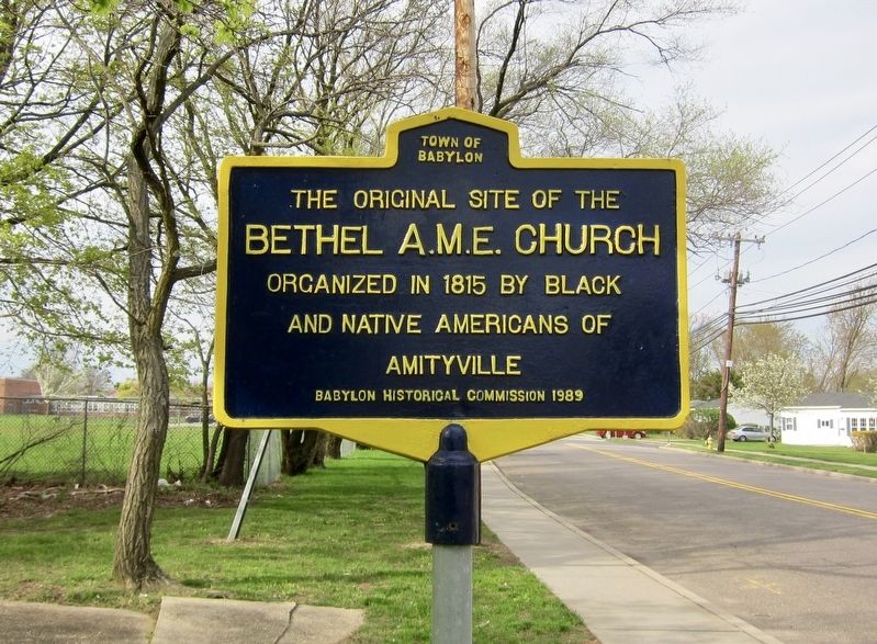 Bethel A.M.E. Church Marker image. Click for full size.