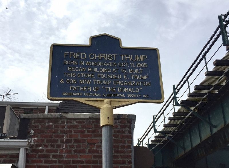 Fred Christ Trump Marker image. Click for full size.