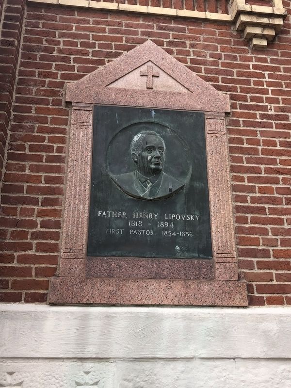 Engraving on the side of the chapel. Click for full size. Engraving on the side of the chapel image. Click for full size.