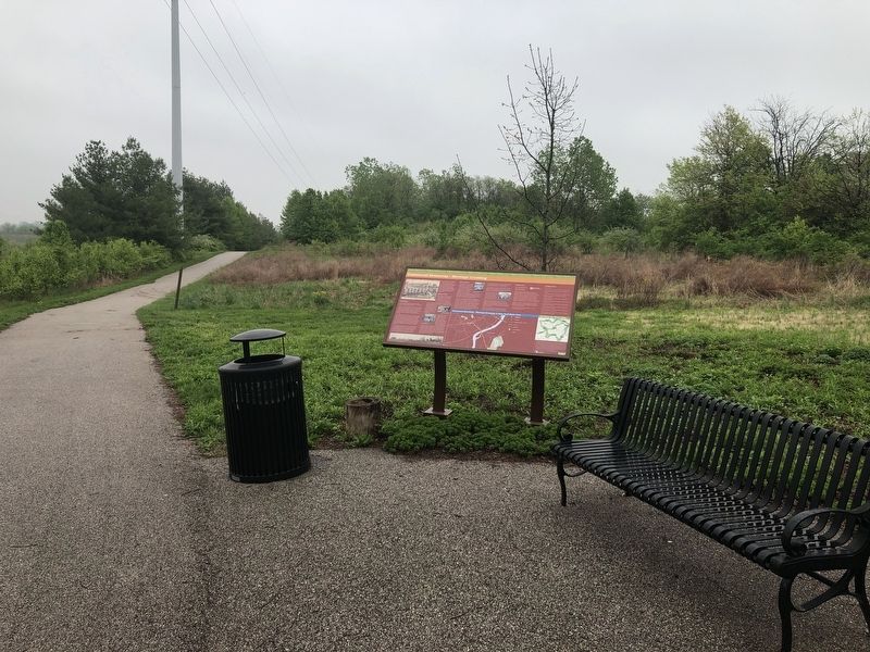 Centennial Greenway - Heritage Crossing Marker. Click for full size. Centennial Greenway - Heritage Crossing Marker image. Click for full size.