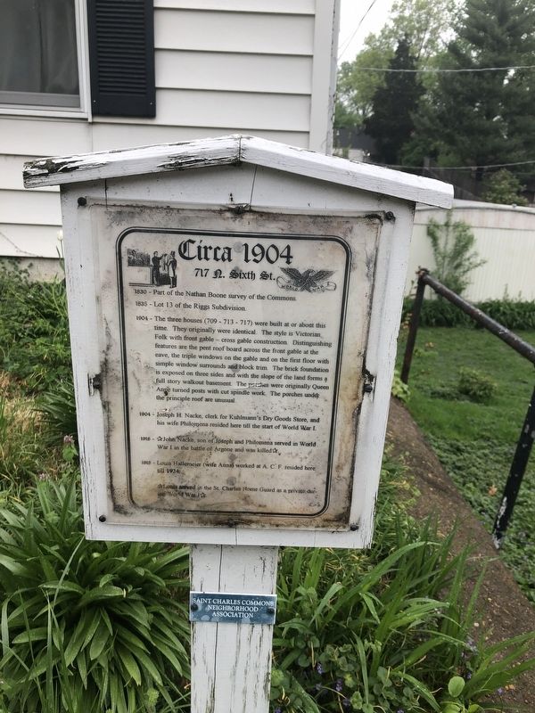 Circa 1904 Marker. Click for full size. Circa 1904 Marker image. Click for full size.
