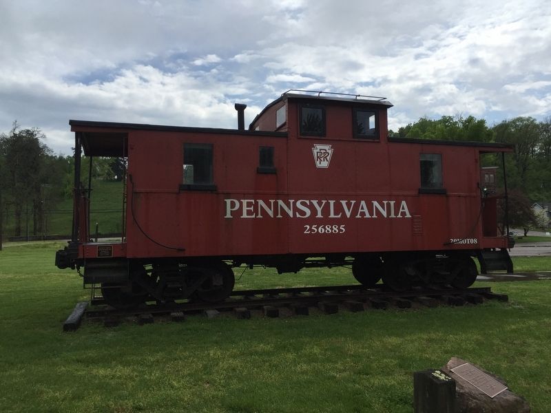 Caboose at Old Station on Old Main. Click for full size. Caboose at Old Station on Old Main image. Click for full size.