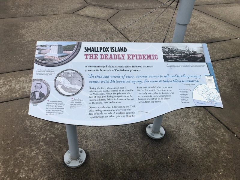 Smallpox Island Marker. Click for full size. Smallpox Island Marker image. Click for full size.