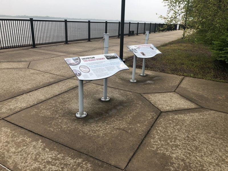 Smallpox Island Marker. Click for full size. Smallpox Island Marker image. Click for full size.