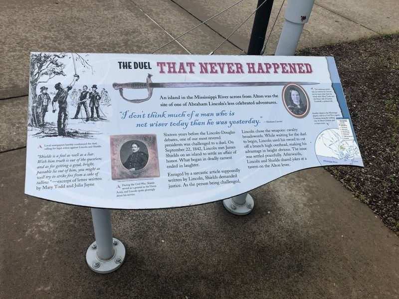 The Duel That Never Happened Marker image. Click for full size.