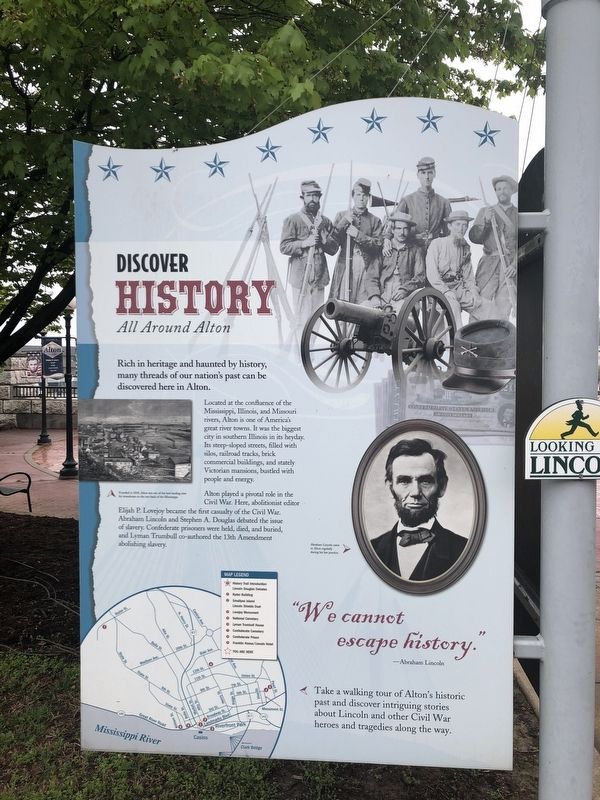Discover History All Around Alton Marker image. Click for full size.