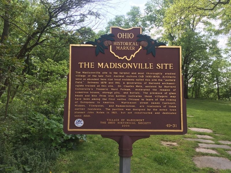 The Madisonville Site Marker image. Click for full size.