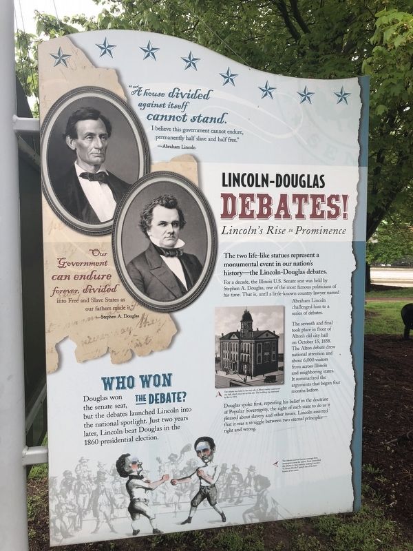 Lincoln-Douglas Debates! Marker image. Click for full size.