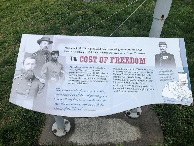 The Cost of Freedom Marker image. Click for full size.