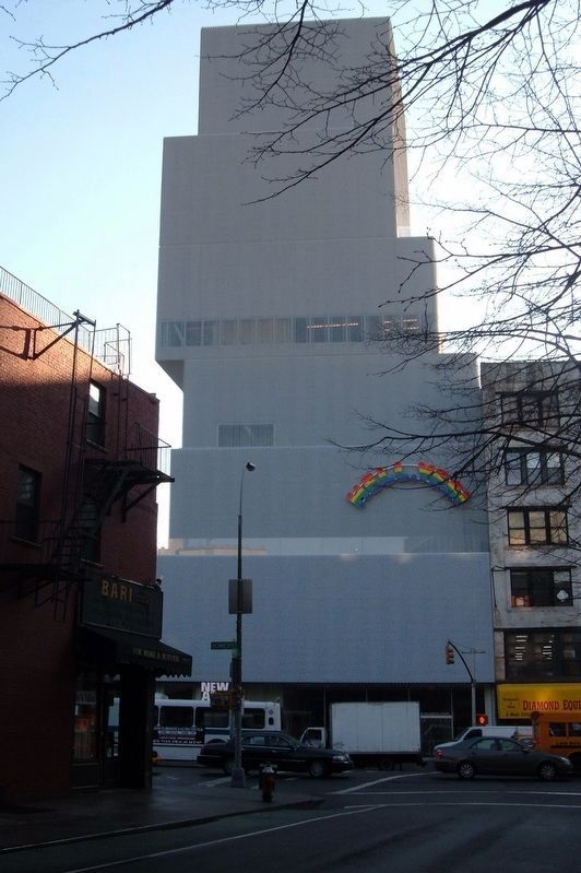 <i>Sidewalks Of New York</i> Premieres On Bowery! Marker site image. Click for full size.