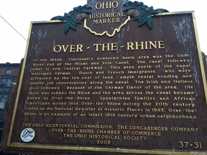 Over-The-Rhine Marker image. Click for full size.