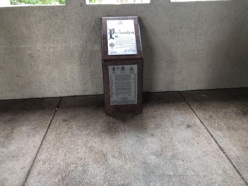 Time Capsule also within the World's Fair Pavilion image. Click for full size.