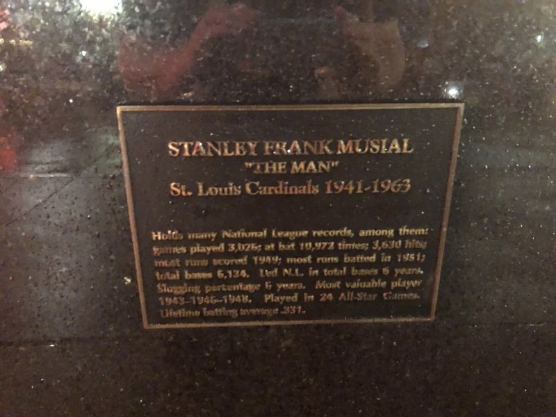 Stanley Frank Musial Marker image. Click for full size.