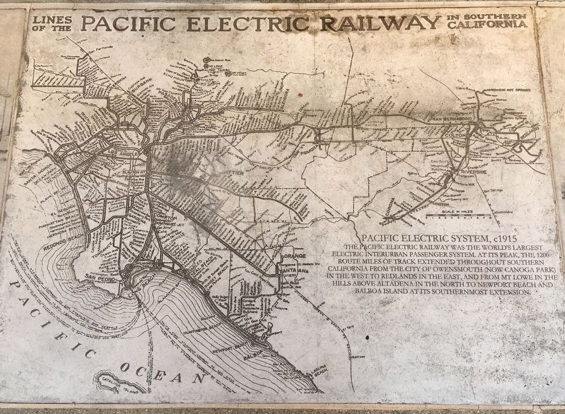 Pacific Electric System, c.1915 image. Click for full size.