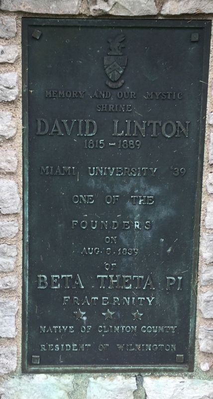 David Linton Marker image. Click for full size.