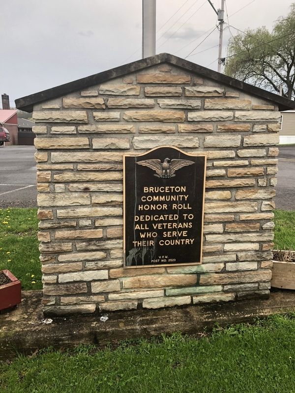 Bruceton Community Honor Roll Marker. Click for full size. Bruceton Community Honor Roll Marker image. Click for full size.