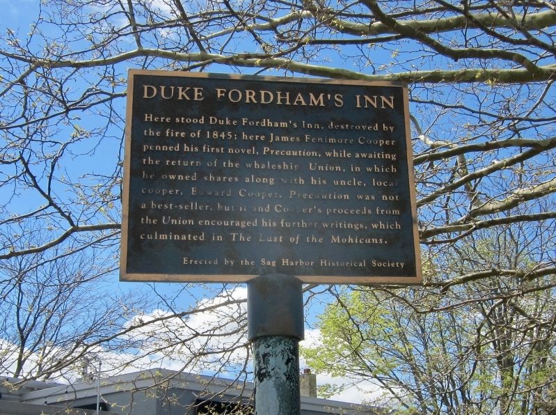 Duke Fordham's Inn Marker image. Click for full size.