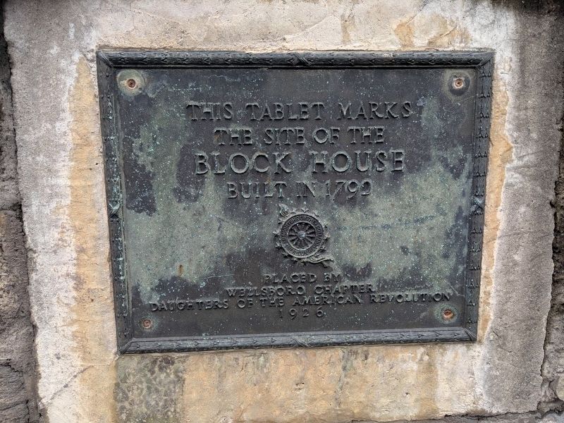 Site of the Block House Marker image. Click for full size.