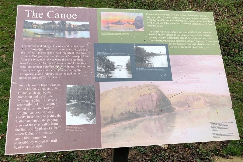 The Canoe Marker image. Click for full size.