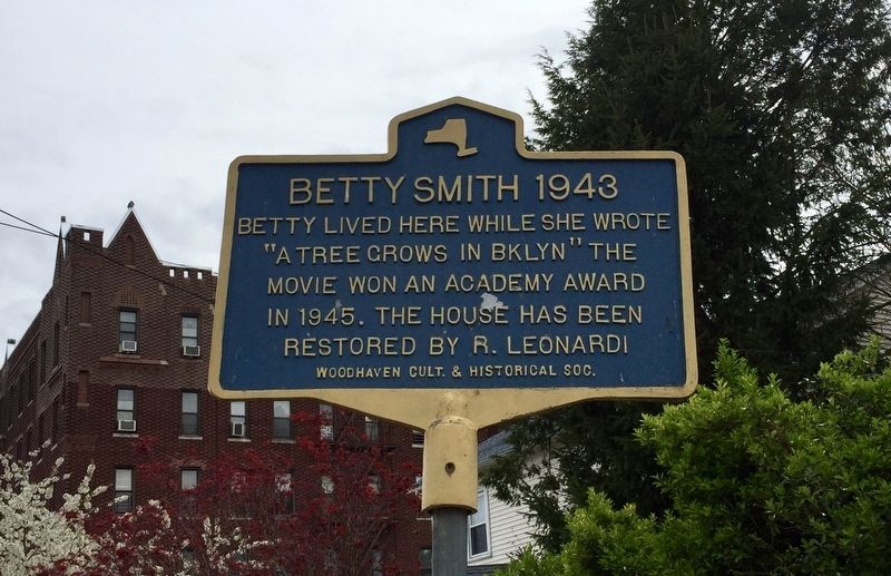 Betty Smith Marker image. Click for full size.