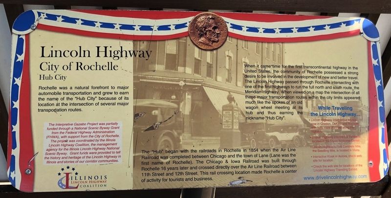City of Rochelle Marker image. Click for full size.