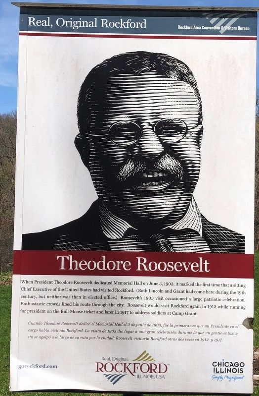Theodore Roosevelt Marker image. Click for full size.