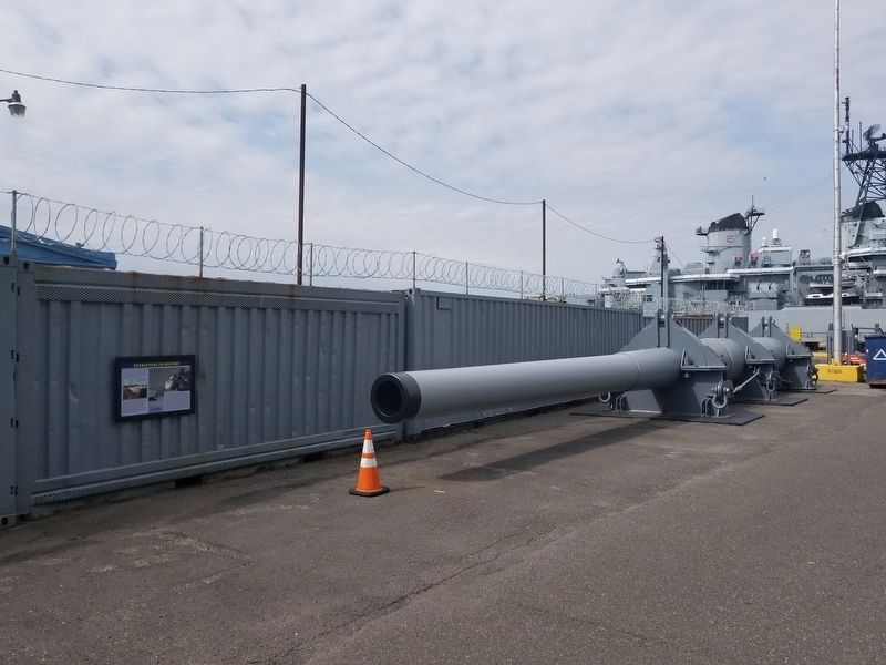 Mark 7 16”/50 Caliber Gun. Click for full size. Mark 7 16”/50 Caliber Gun image. Click for full size.