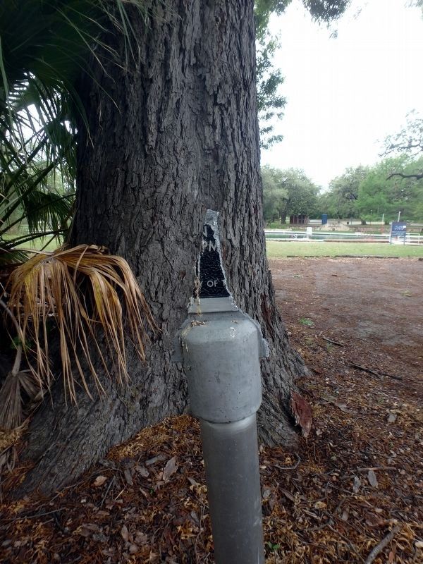 Marker was vandalized in August 2018 and later replaced image. Click for full size.