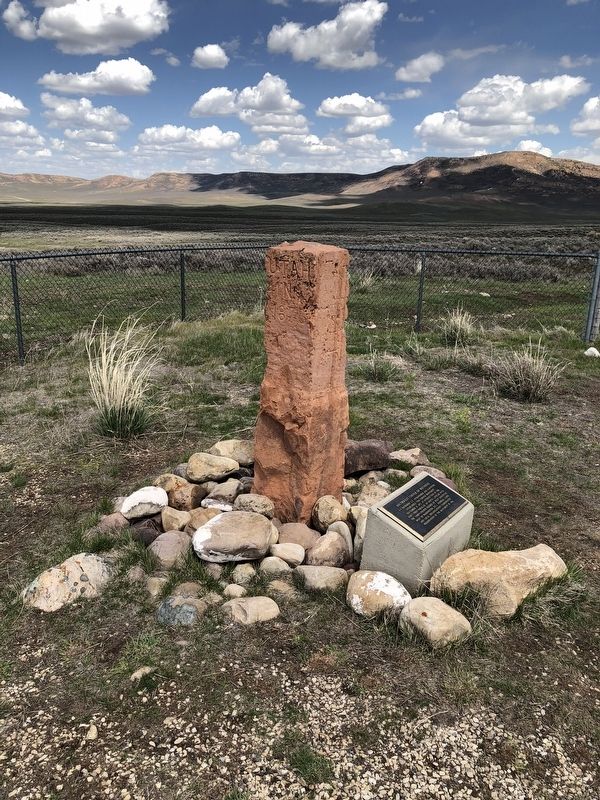 Southwest Corner of Wyoming Marker. Click for full size. Southwest Corner of Wyoming Marker image. Click for full size.