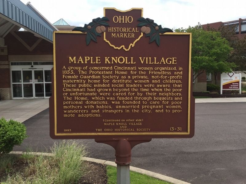 Maple Knoll Village Marker image. Click for full size.