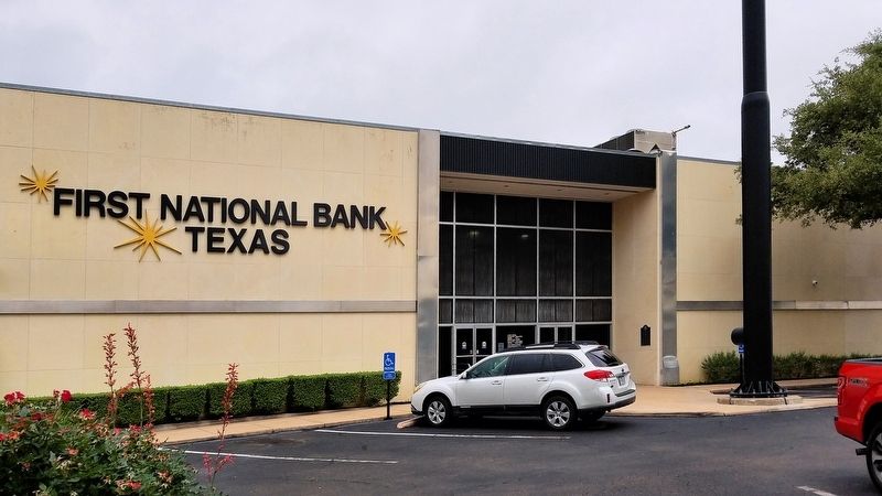 First National Bank of Killeen Marker Area image. Click for full size.