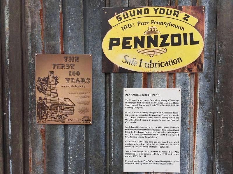 Pennzoil Plaque image. Click for full size.