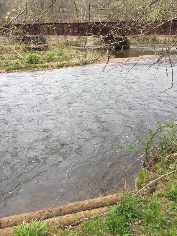 Oil Creek (looking east). Click for full size. Oil Creek (looking east) image. Click for full size.