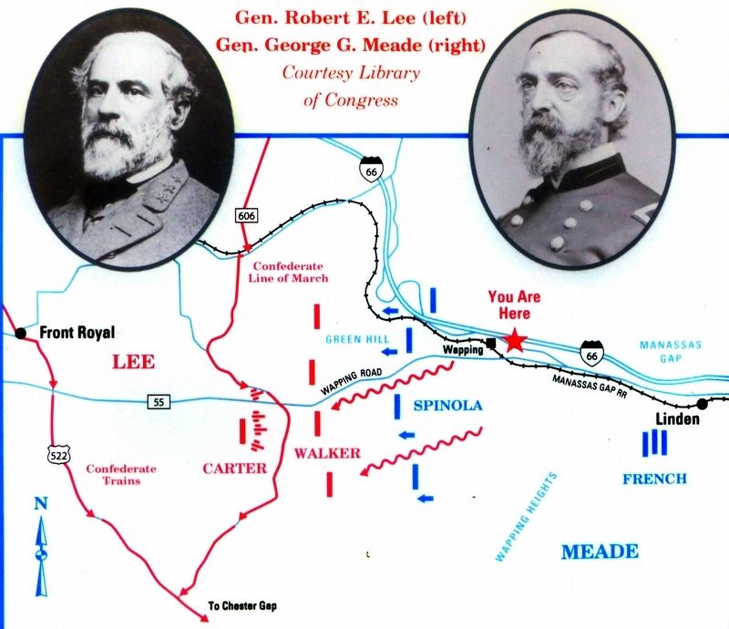 Battle of Manassas Gap<br>You are Here image. Click for full size.