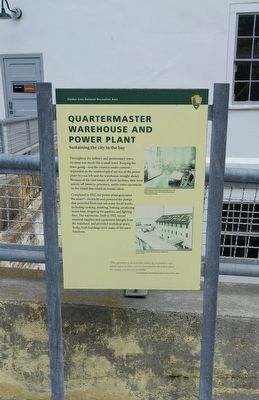 Quartermaster Warehouse and Power Plant Marker image. Click for full size.