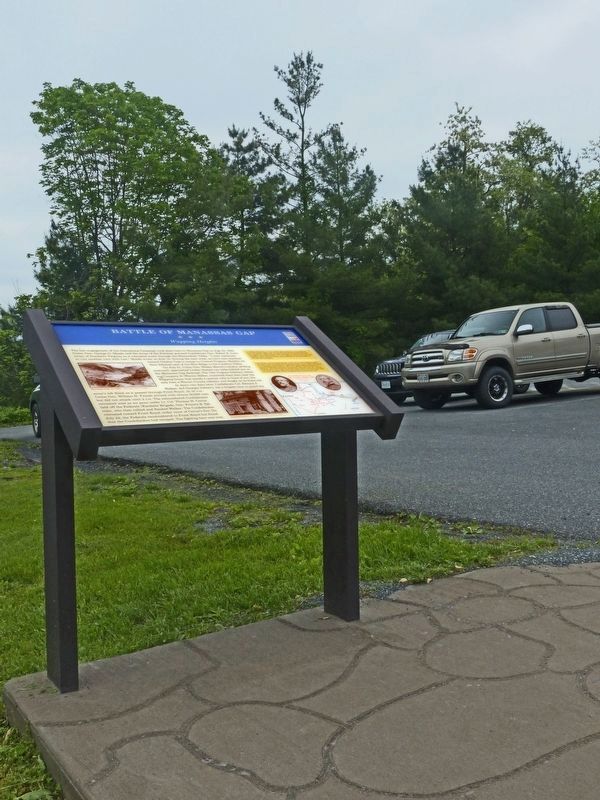 Battle of Manassas Gap Marker. Click for full size. Battle of Manassas Gap Marker image. Click for full size.