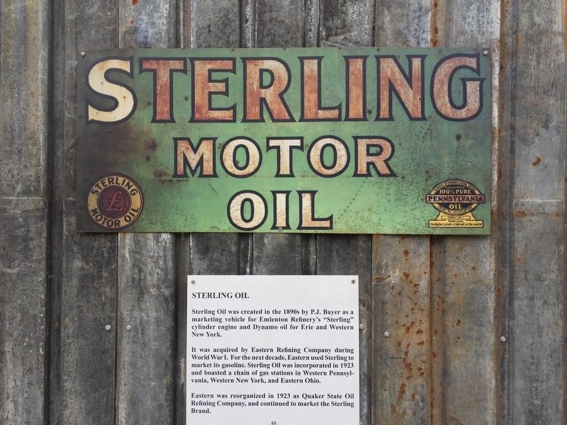 Sterling Oil Marker image. Click for full size.