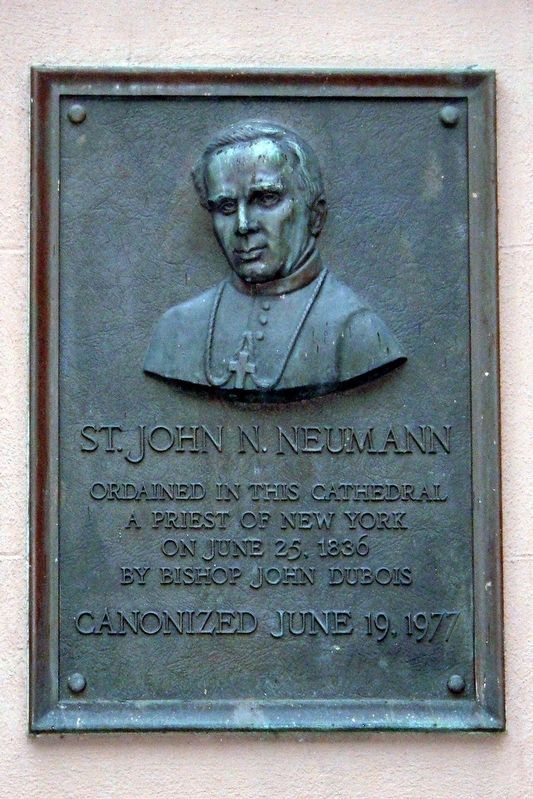 St. John N. Neumann Marker. Click for full size. St. John N. Neumann Marker image. Click for full size.