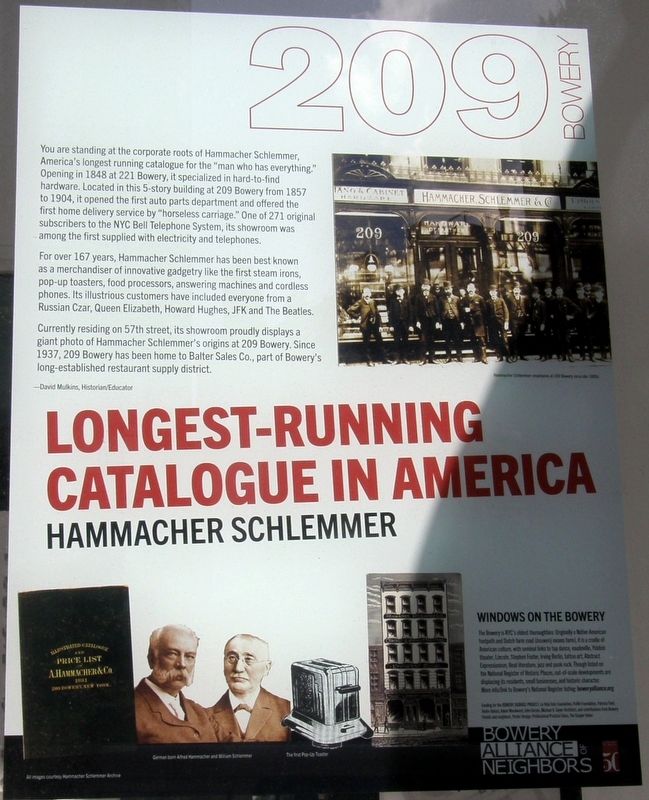 Longest-Running Catalogue In America Marker image. Click for full size.