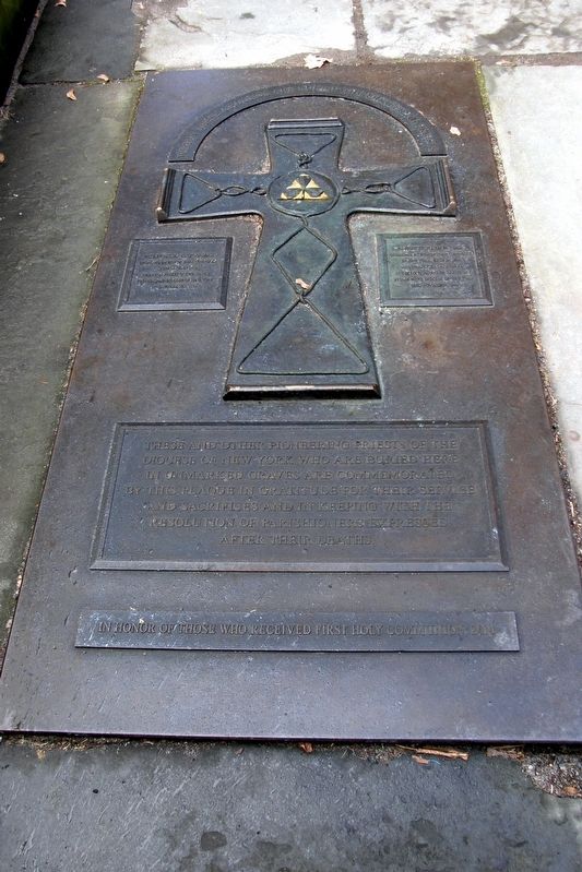 Within These Grounds Are Buried The Pioneering Priests Marker. Click for full size. Within These Grounds Are Buried The Pioneering Priests Marker image. Click for full size.